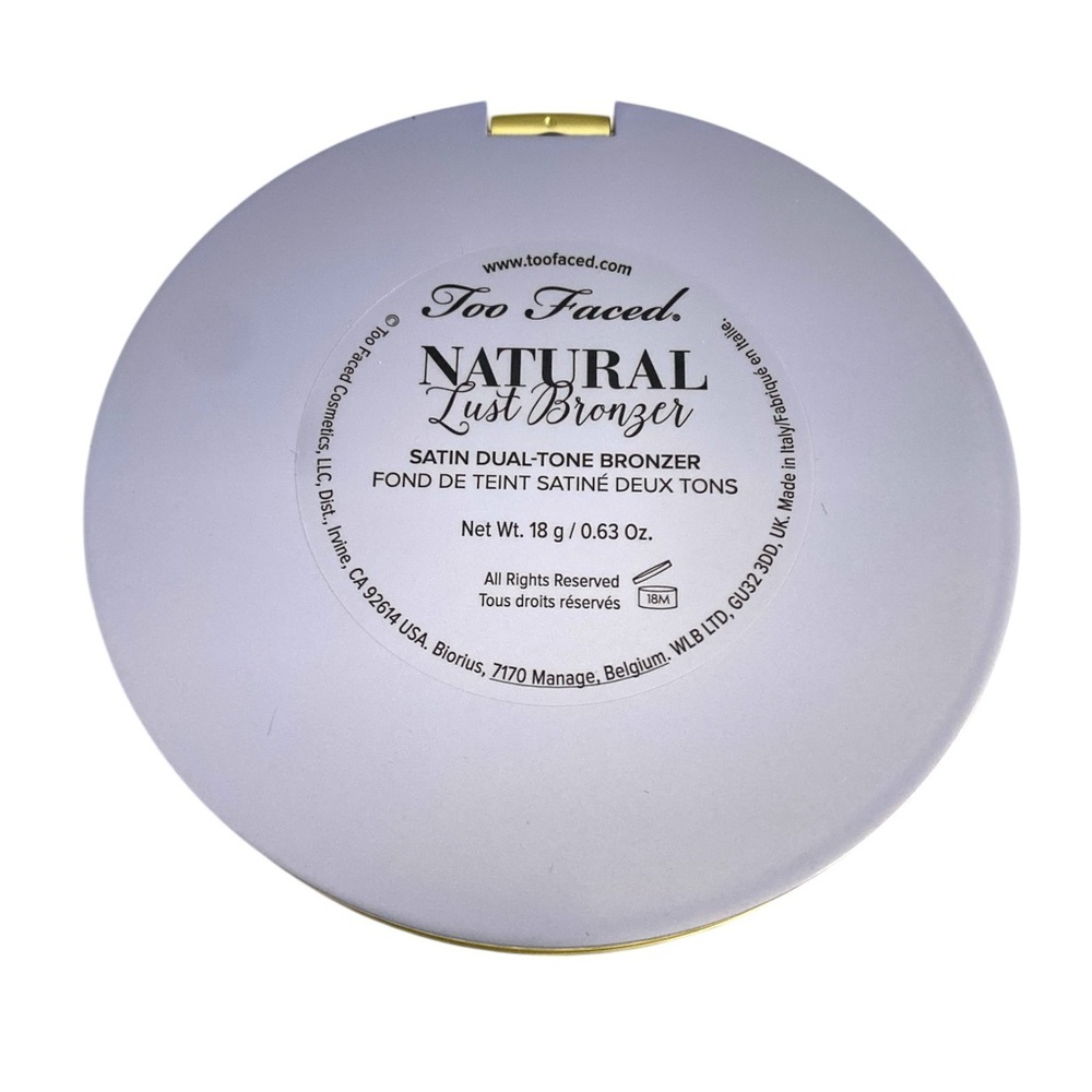 🆕Too Faced - Natural Lust Satin Dual-Tone Bronzer - Picture 4 of 4